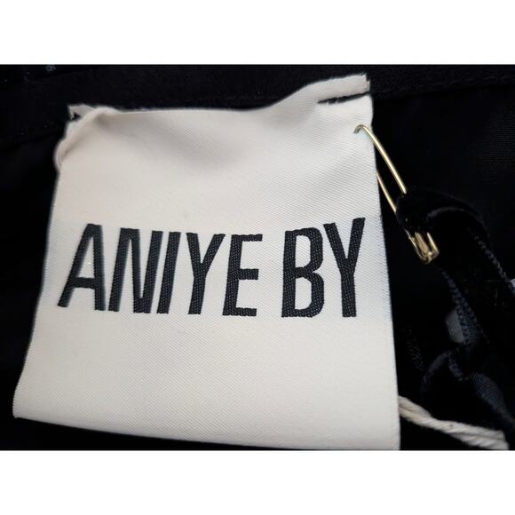 NWT Aniye By Lois Mini Dress Silver IT 40 US 4 Evening Cocktail Made in Italy - Picture 4 of 8